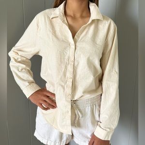 Saovere | Linen Beach Shirt Size L